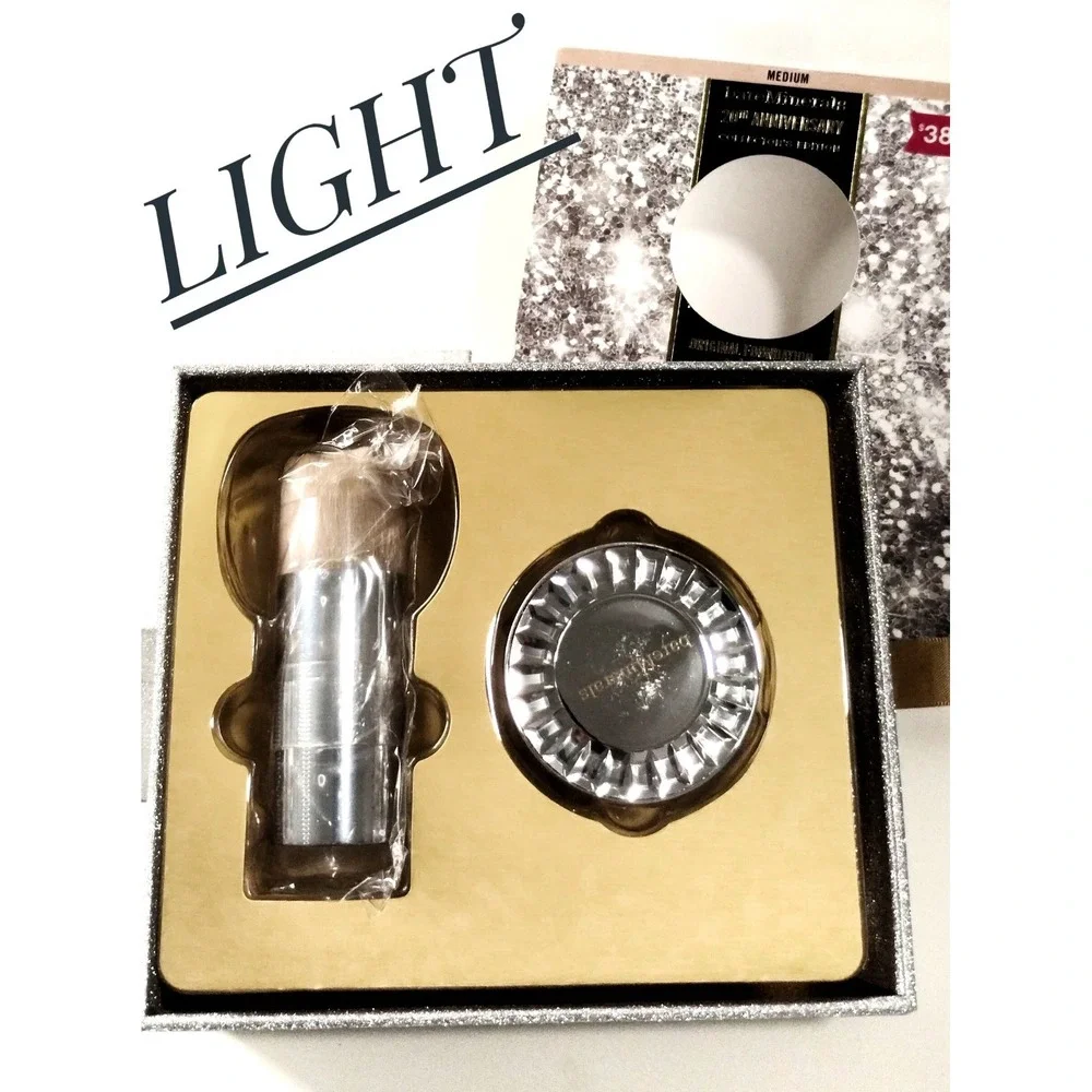 Bare Minerals 20th Anniversary‎ Full Size Foundation & Brush Set LIGHT  Feminine